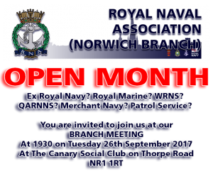 RNA - Open Month - Branch Meeting